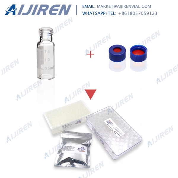 hplc vials and caps with label for wholesales Aijiren